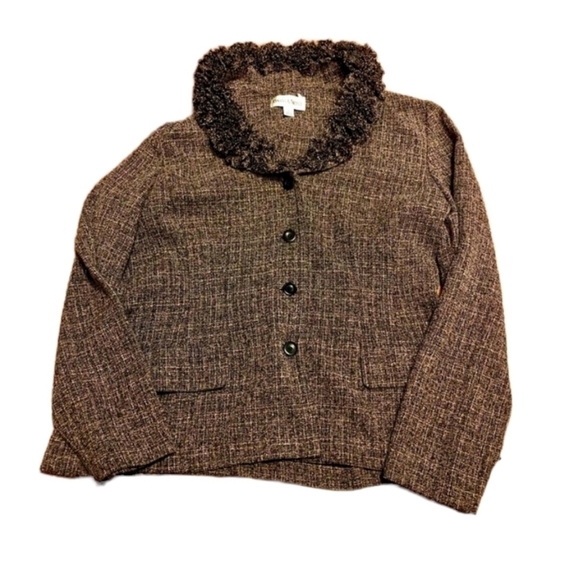 Danny & Nicole button down blazer size 16 - Picture 2 of 11